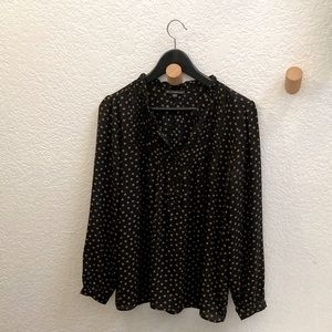 Black Heart Blouse